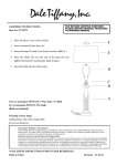 Dale Tiffany GT12273 Instructions / Assembly