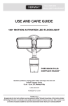 Defiant MST18920DLWDF Use and Care Manual