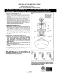 Minka Lavery 2255-613 Instructions / Assembly