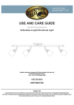 Hampton Bay RB171-C4 Use and Care Manual