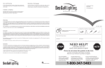 Sea Gull Lighting 8335-12 Installation Guide