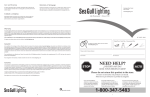 Sea Gull Lighting 83055-12 Installation Guide