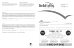 Sea Gull Lighting 79661BLE-962 Installation Guide