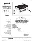 Agri-Fab 45-0309 Instructions / Assembly