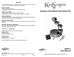 Koolatron CSFK-5 Instructions / Assembly