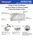 Havahart 1082 Instructions / Assembly