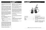 Precision HR250 Instructions / Assembly