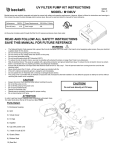 Beckett M130UV Use and Care Manual