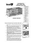 Havahart 1088 Instructions / Assembly