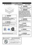 Bond Manufacturing 66874 Instructions / Assembly