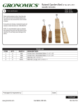 Gronomics RGBT TK 48-95S Instructions / Assembly