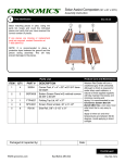 Gronomics SAC 36-45 Instructions / Assembly