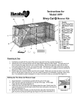 Havahart 1099 Instructions / Assembly