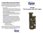 Alpine GIL838 Instructions / Assembly