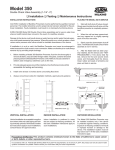 Zurn-Wilkins 2-350XL Installation Guide