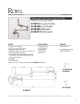 Rohl A1451LMSTN-2 Use and Care Manual