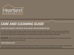Heartland Cabinetry 8019405P Use and Care Manual