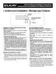 Elkay HD523637 Installation Guide