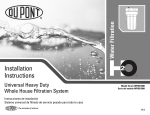 DuPont WFHD13001B Instructions / Assembly