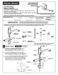 American Standard 4662.002.075 Installation Guide