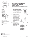 Knape & Vogt PC24STM-W Instructions / Assembly