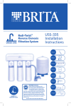 Brita WFUSF-205 Instructions / Assembly