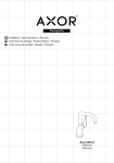 Hansgrohe 39850001 Instructions / Assembly