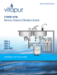 Vitapur VRO-3 Instructions / Assembly