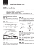 Elkay ECTRU12179 Installation Guide