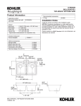 KOHLER K-RH6482-4-7 Installation Guide