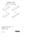 KOHLER K-3188-NA Installation Guide