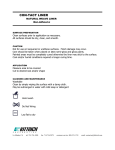 Con-Tact 04F-127658-06 Use and Care Manual