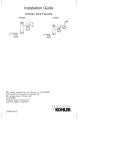 KOHLER K-12231-CP Installation Guide