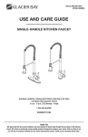 Glacier Bay 67556-0008D2 Installation Guide