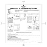 Swanstone WB00000SB.010 Installation Guide