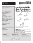 MOEN 8780 Installation Guide
