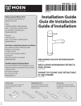 MOEN S71409SRS Installation Guide