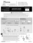 Pfister GT529-MCS Installation Guide