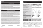 MOEN S62308 Installation Guide