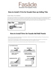 Fasade 163-17 Installation Guide