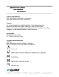 Con-Tact 04F-C6O1B-06 Use and Care Manual