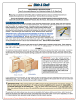 Slide-A-Shelf SAS-STD-L-P Instructions / Assembly