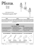 Pfister 0X6-050R Installation Guide