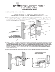 Symmons W-602 Instructions / Assembly