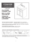 Foremost COBA3021 Instructions / Assembly