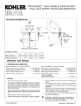 KOHLER K-14511-CP Installation Guide