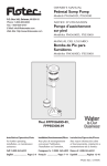 Flotec FPPSS3000 Use and Care Manual