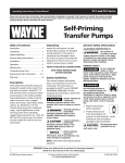 Wayne PC1 Use and Care Manual