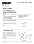 KOHLER K-9018-PB Installation Guide