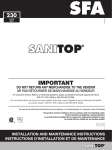 Saniflo 017 Use and Care Manual